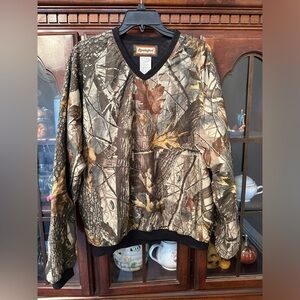 Men's Large Remington Lightweight Pullover Jacket RealTree Hardwood Camo Size M